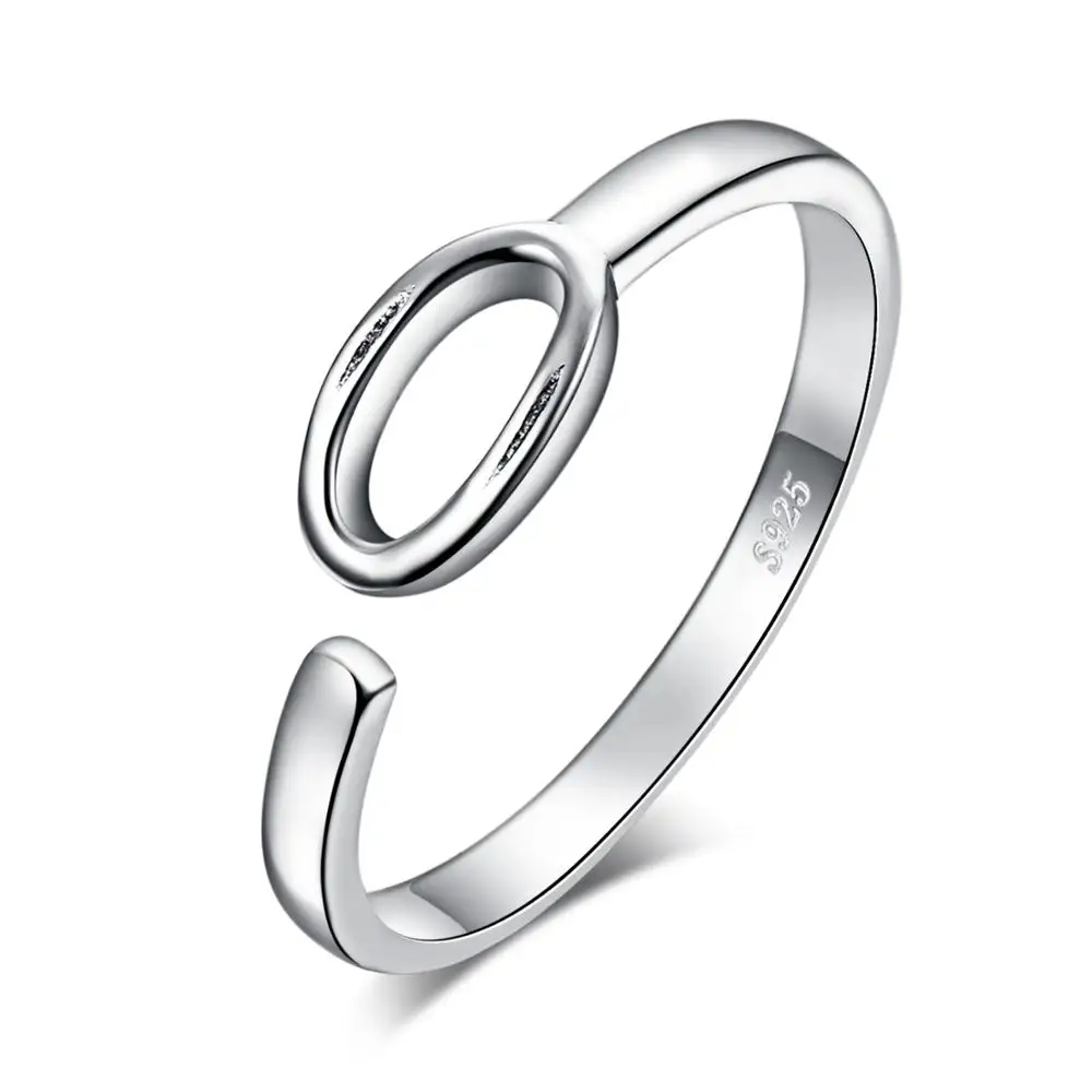 JewelryPalace Открытое кольцо для Для женщин счастливое число 0 до 9 рождения Юбилей 925