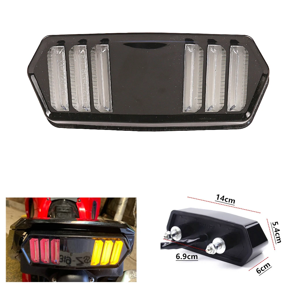 

For Honda MSX125 CBR650F CTX700 CTX700N Motorcycle LED Tail Light Rear Light Signal Lights Running Turn Signal Indicator Lamp