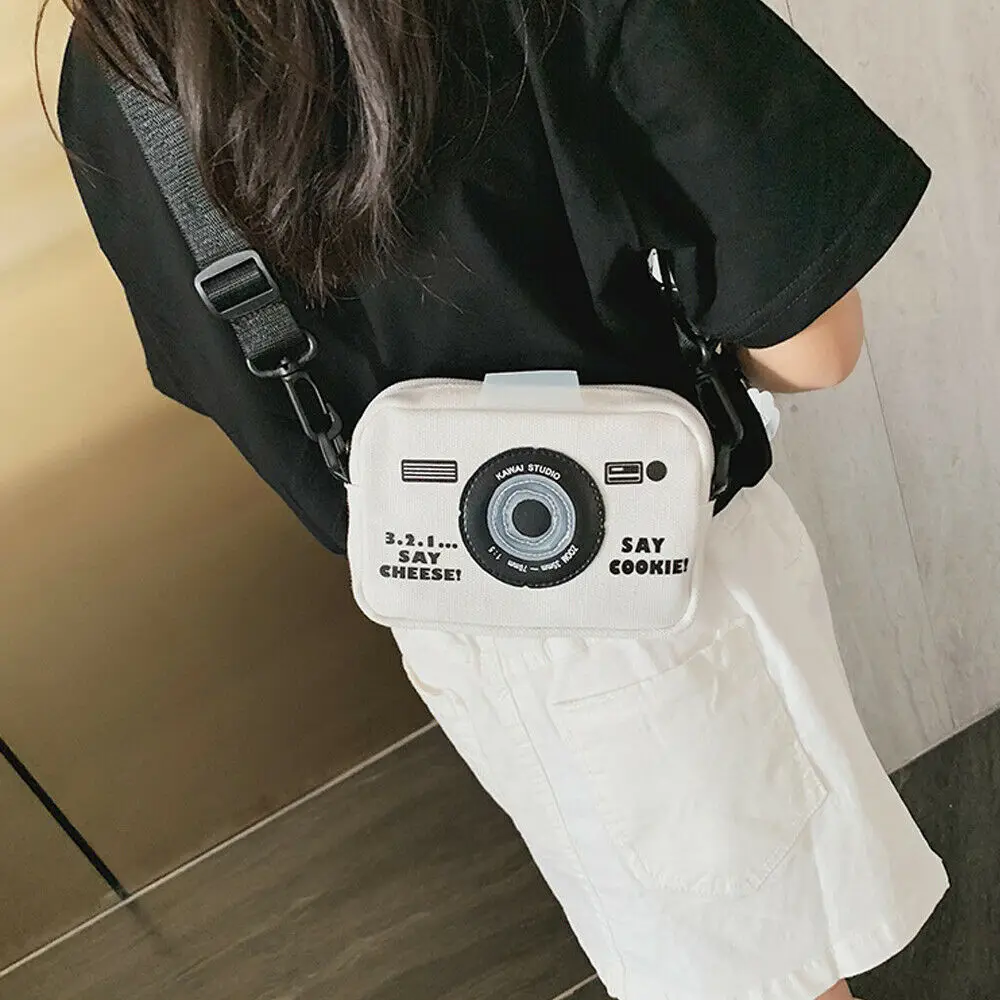 Сумка-мессенджер детская холщовая с отделением для фотоаппарата | Багаж и сумки