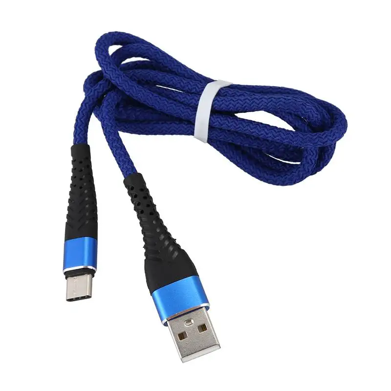 Кабель Usb Type C 1 упаковка (3 фута) нейлоновый Плетеный usb-кабель A-Usb для зарядного