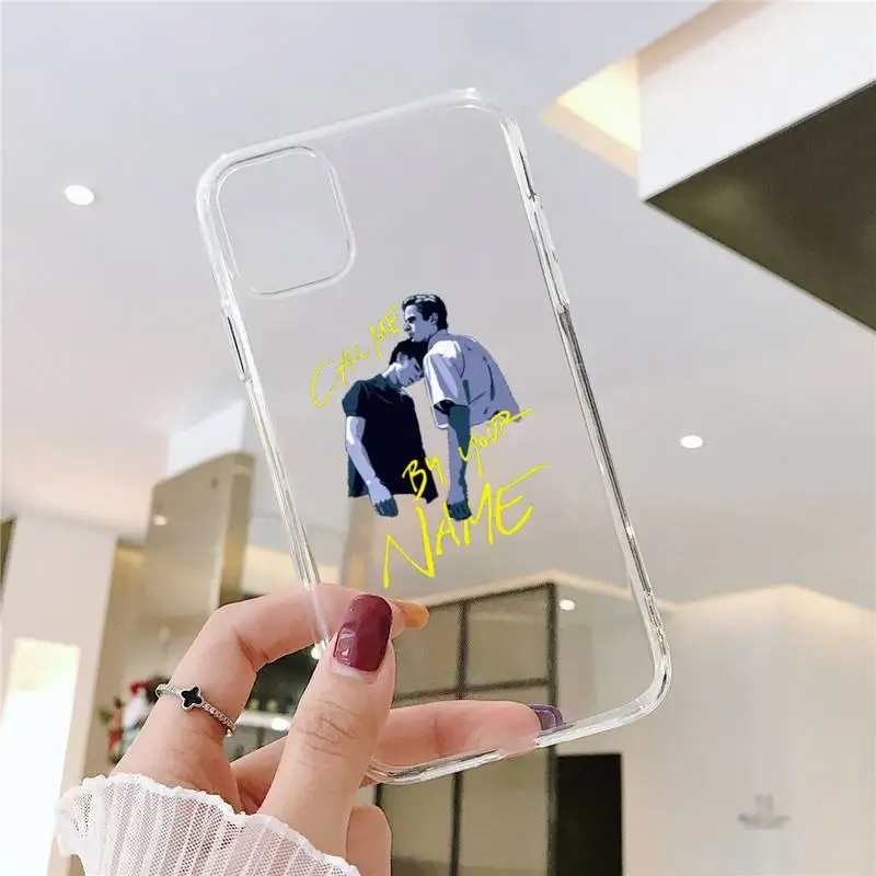

Call Me by Your Name Phone Case Transparent soft For iphone 5 5s 5c se 6 6s 7 8 11 12 plus mini x xs xr pro max