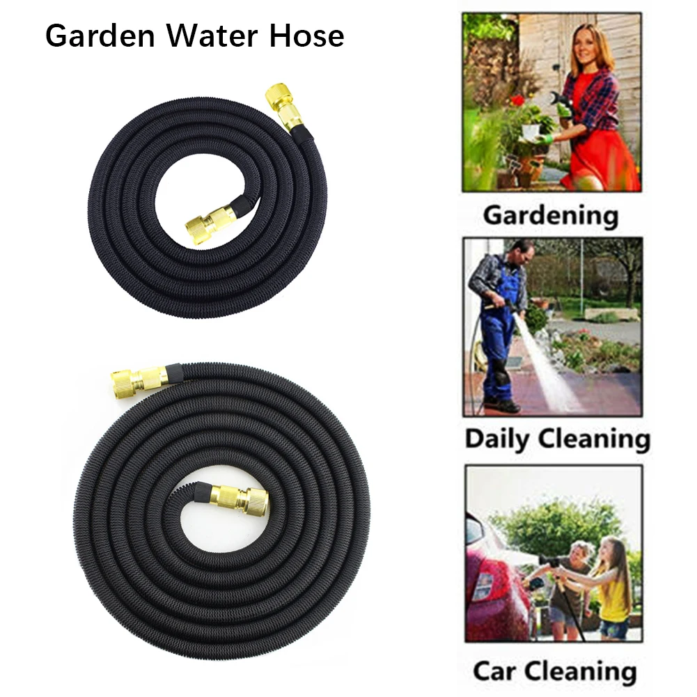 

25/50 Feet Retractable Flexible Garden Hose Easy to Carry And Store High Pressure Resistant And Durable Watering Extendable Hose