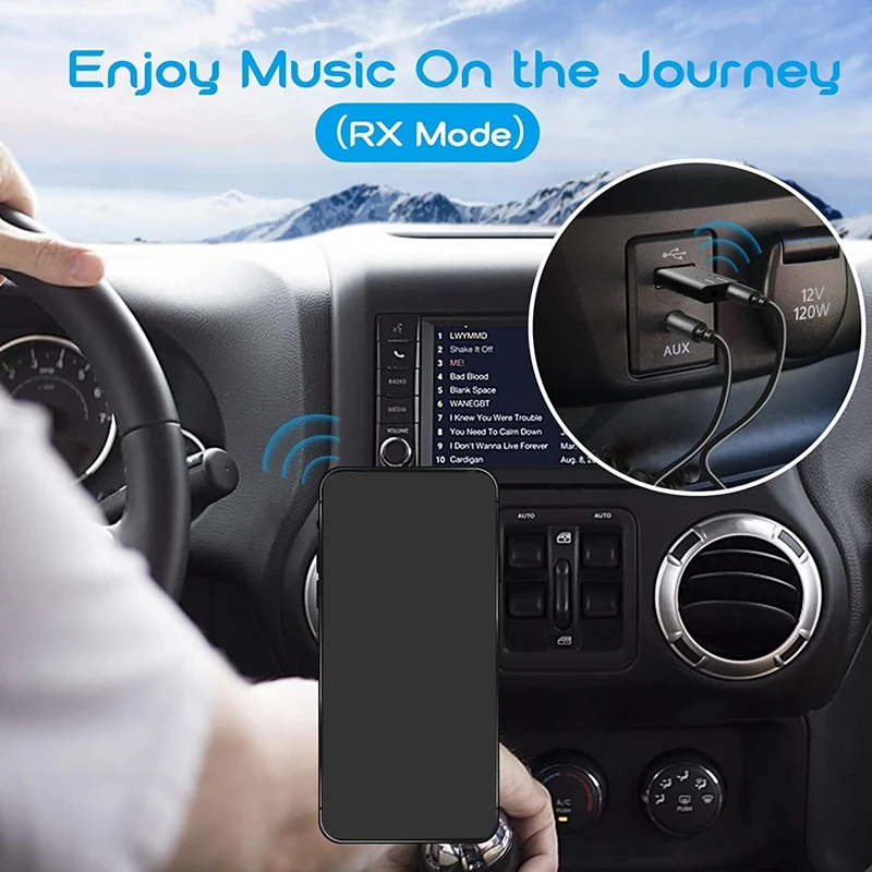 

USB Bluetooth 5.0 Audio Adapter for Connect to Desktop PC TV, Car/Home Stereo Sound System