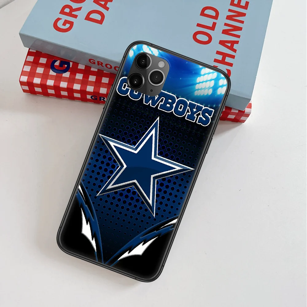 

Dallas Cowboys Football Phone Case For IPhone 4 4s 5 5S SE 5C 6 6S 7 8 Plus X XS XR 11 12 Mini Pro Max 2020 black Funda Trend