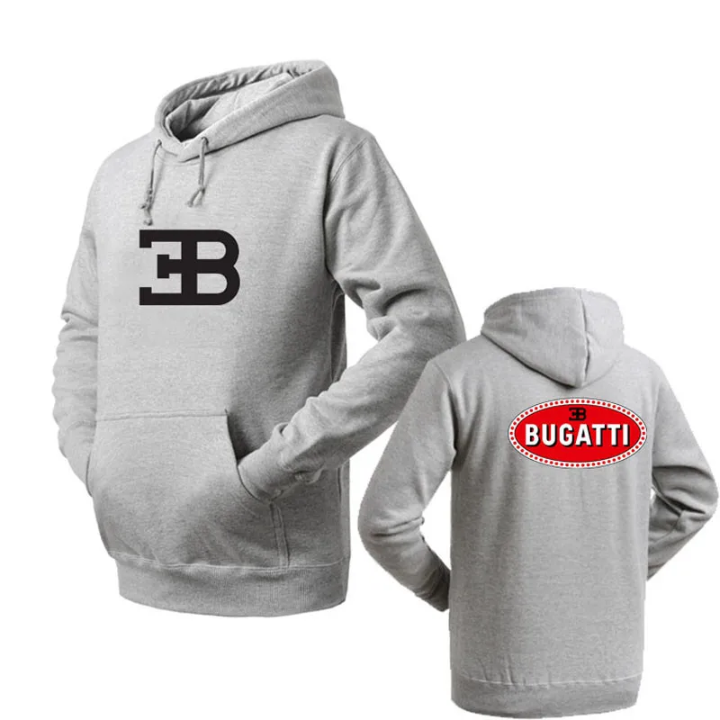 

2021 Brand Clothing Bugatti logo Fashion pullover Hoodie New Casual Men Hoodies Sweatshirts Printed Pullover Hoodie Cotton