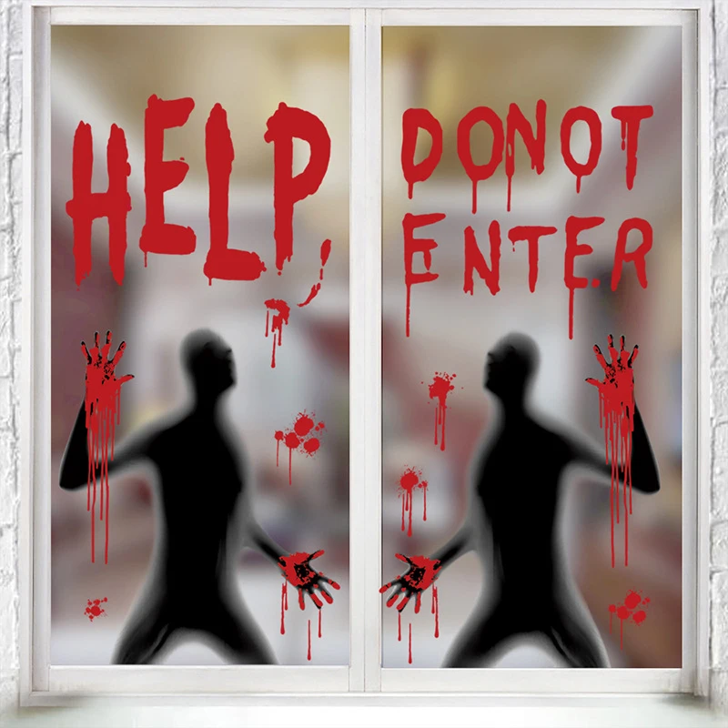 2 шт. наклейки на стену в виде зомби и вампира | Дом сад