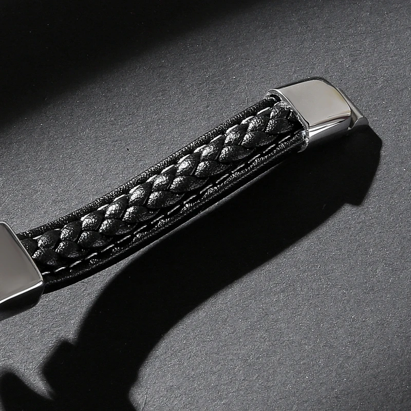 Модные ювелирные изделия MOZO кожаные браслеты с несколькими черепами мужские