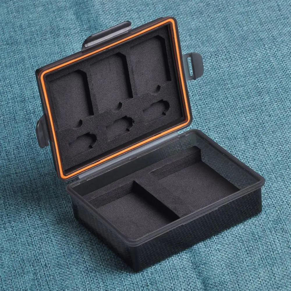 

1pcs Battery Storage Box SD TF Memory Card Case for Sony NP-FW50,Canon LP-E12,Nikon ENEL23,Fuij NPW126,Olympus BLN1,Kodak CR-V3