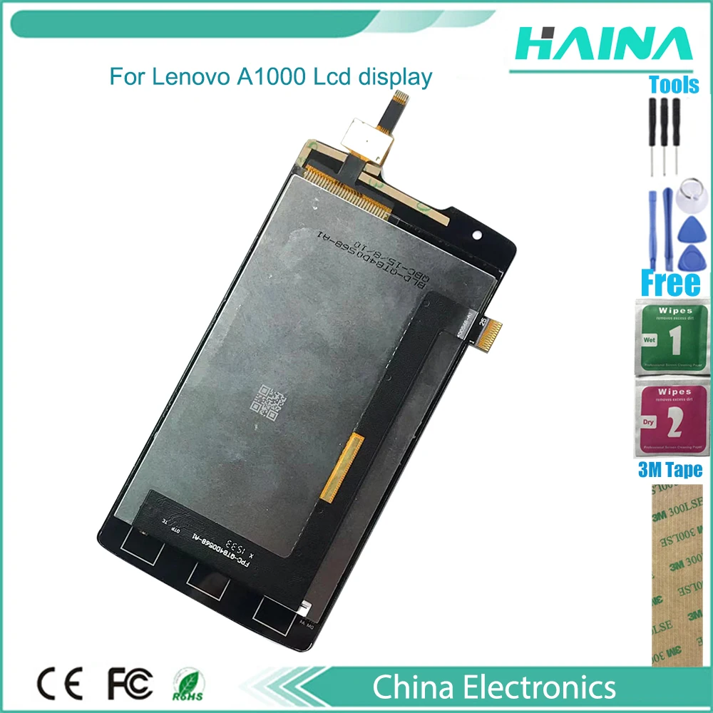 Сенсорный ЖК экран 4 0 дюйма для Lenovo A1000 сенсорный дигитайзер стеклянный сенсор в