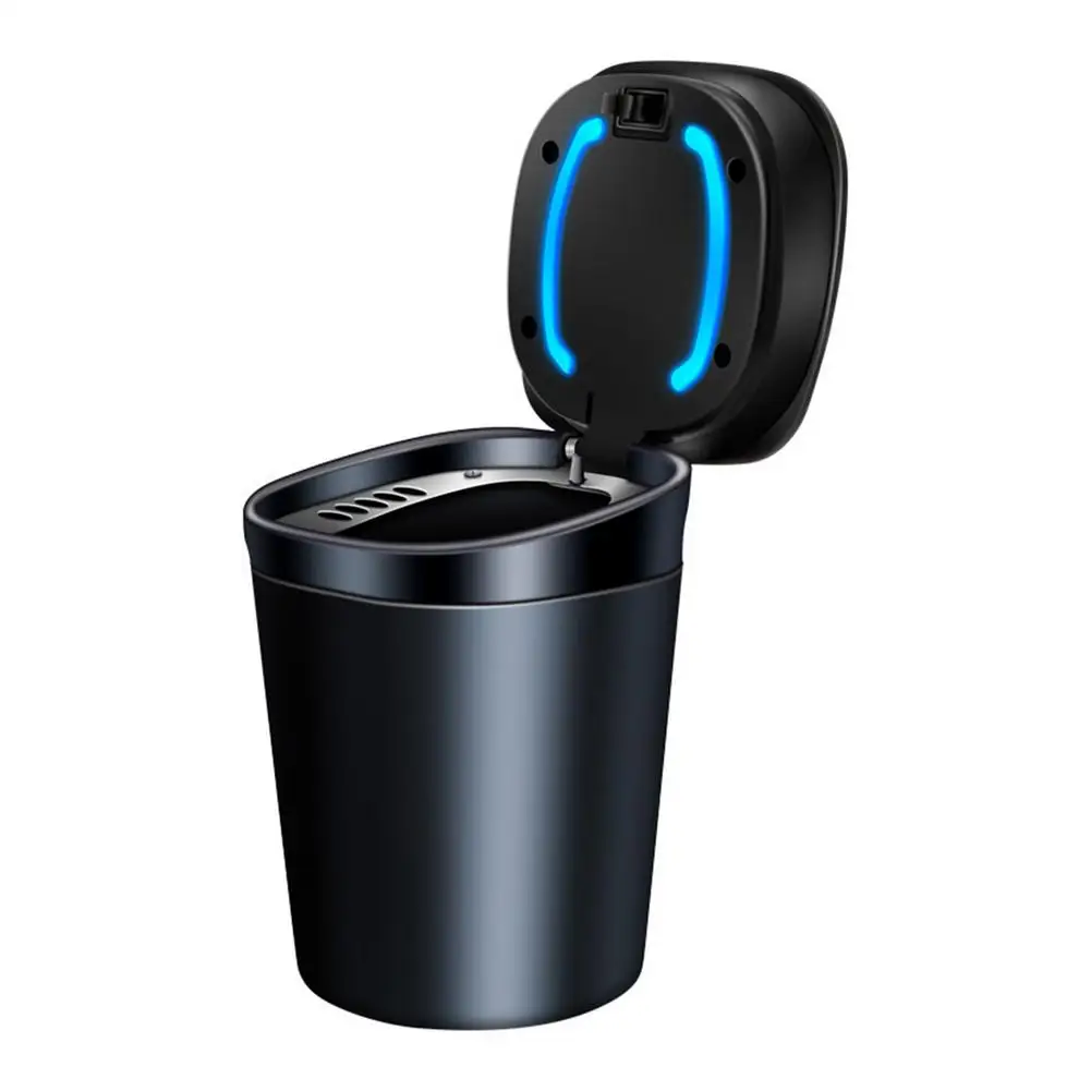 

Портативная автомобильная пепельница со светодиодный светильник кой, автомобильная пепельница, товары для интерьера автомобиля с крышкой,...