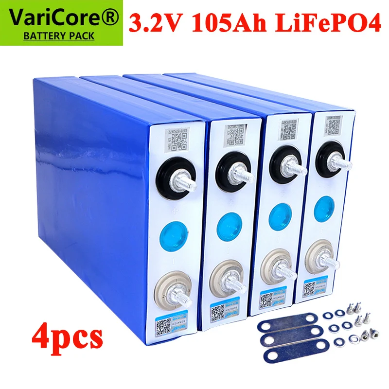 VariCore 4pcs 3.2v 310Ah 280Ah 240Ah 105Ah Lifepo4 Rechargeable Battery Lithium Iron Phosphate Solar Cell 12v 24v 36v Tax Free |