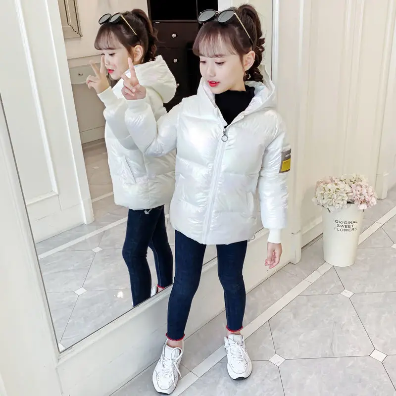 2020 новая зимняя куртка для девочек детское модное пальто Детская верхняя одежда
