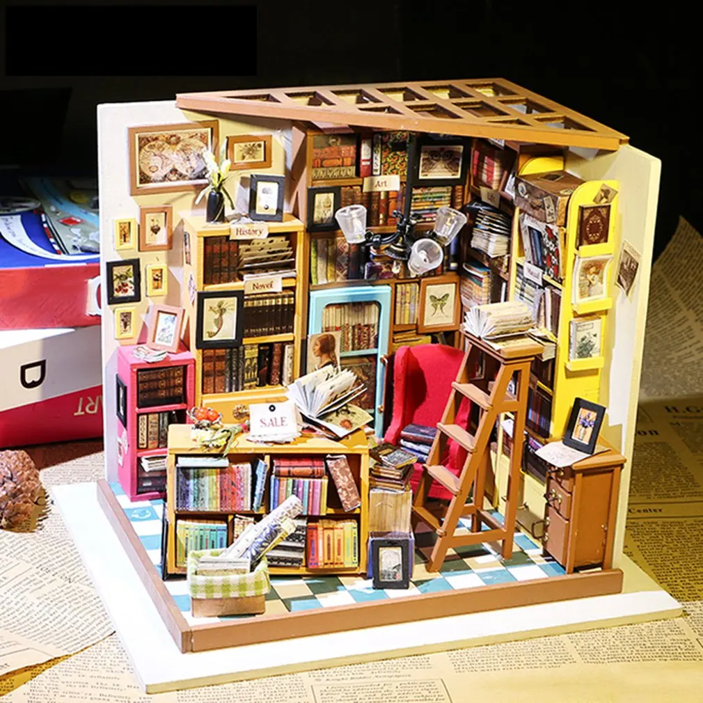 

1 Set 3D Three-Dimensional Puzzle model Assembly Model Handmade Diy Cottage Birthday Gift Creative DIY Doll House