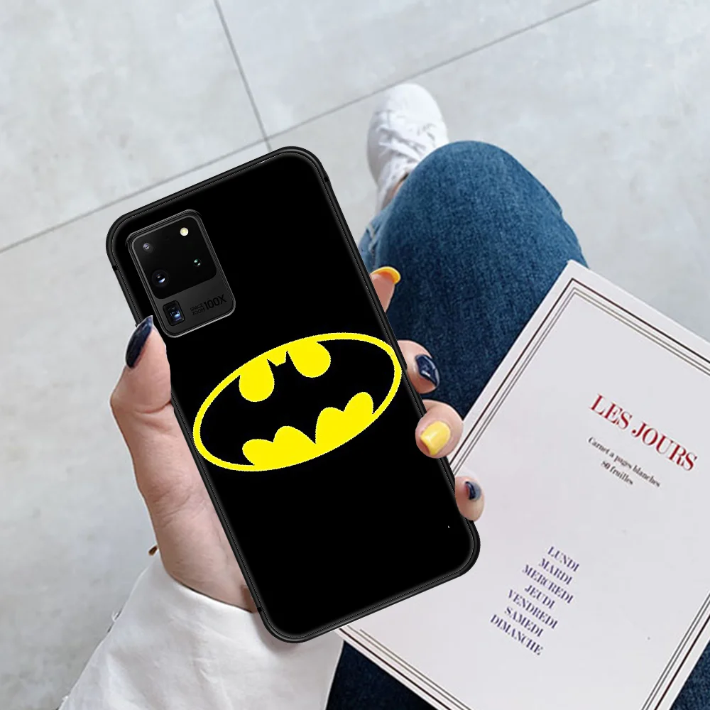 

Superhero Batmans Movie Phone Case Cover Hull For Samsung Galaxy S 6 7 8 9 10 e 20 Edge Uitra Note 8 9 10 Plus black Bumper