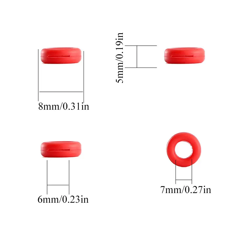 

5 Pairs Fixed Glasses Legs Accessories Spectacles Non-slip Sleeves Ear Hooks Ear Support Sunglasses Leg Covers Silicone Grips
