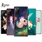 Чехол-накладка для Samsung Galaxy Note 20 Ultra, 10, 9, 8 Pro, S10E, S10 5G, S9, S8, S7 Plus, силиконовый, черный