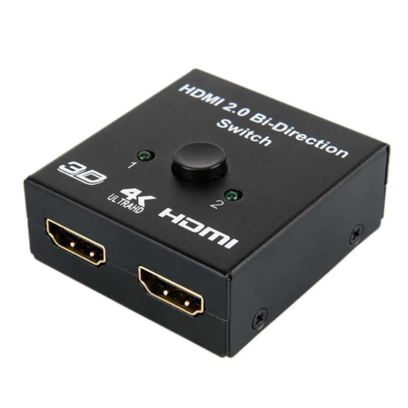 Двунаправленный переключатель 4K x 2K HDMI 2 порта 1x2 разветвитель/2x1 Переключатель