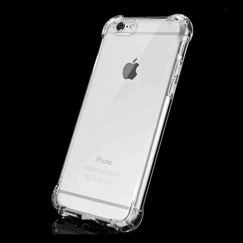 

Оригинальный ультратонкий Мягкий чехол из ТПУ для iPhone X XS 8 7 6 5S Plus, прозрачный чехол для iPhone 11 12 Pro Max XR, прозрачная задняя крышка