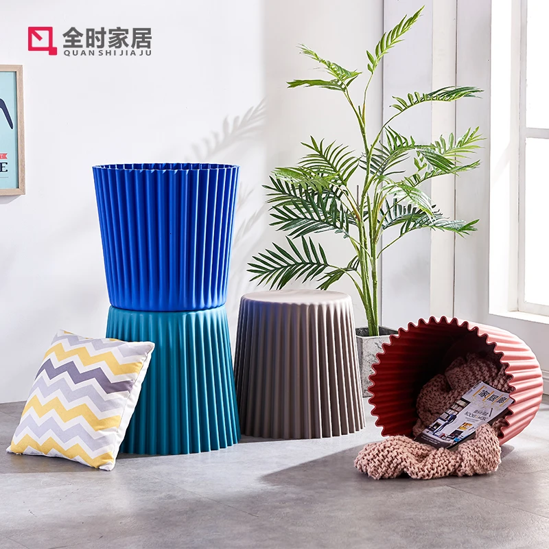 Пластиковый табурет для дома маленькая скамейка утолщенная Северная Европа