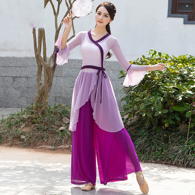 

Женская длинная юбка, одежда для китайских классических танцев, одежда для профессиональных восточных танцев, одежда для выступлений