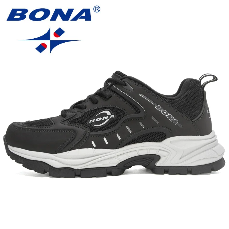 BONA 2022 New Designers Popular Sneakers Men Shoes Breathable Running Shoes Comfortable Casual Shoes Man Mesh Athletic Shoes