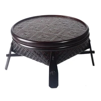 chinese style handmade bamboo woven tea tray tea table kung fu tea set box