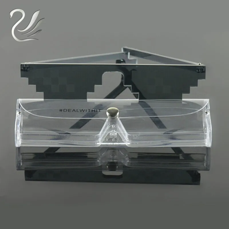 UANLOE Лидер продаж Пиксели солнцезащитные очки игровой дизайн мозаика Косплэй