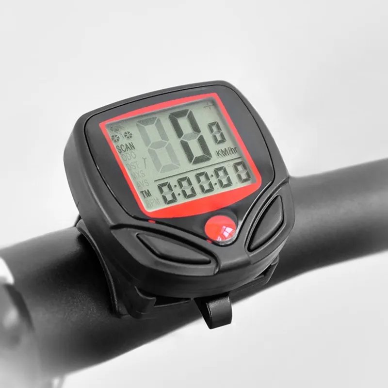 

15 Functions Bike Speedometer Digital LCD Cycling Computers Waterproof Mountain Bike Stopwatch Speed Marker Tachymeter Odometer