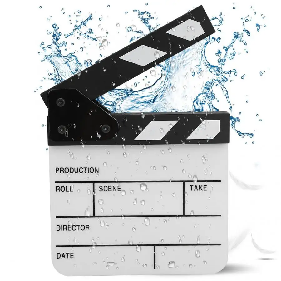 Режиссерская сцена Хлопушка доска для ТВ кино экшн реквизит с ручкой Фото Студия