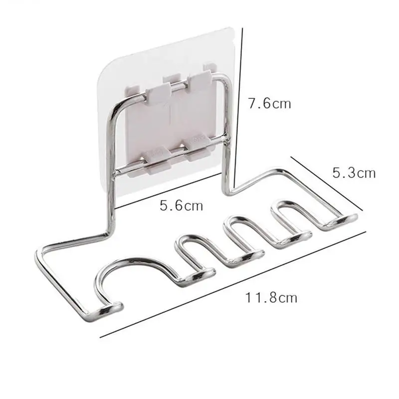

DIY steel rack multifunctional wall suction razor bathroom toothbrush rack holder kitchen V8V7