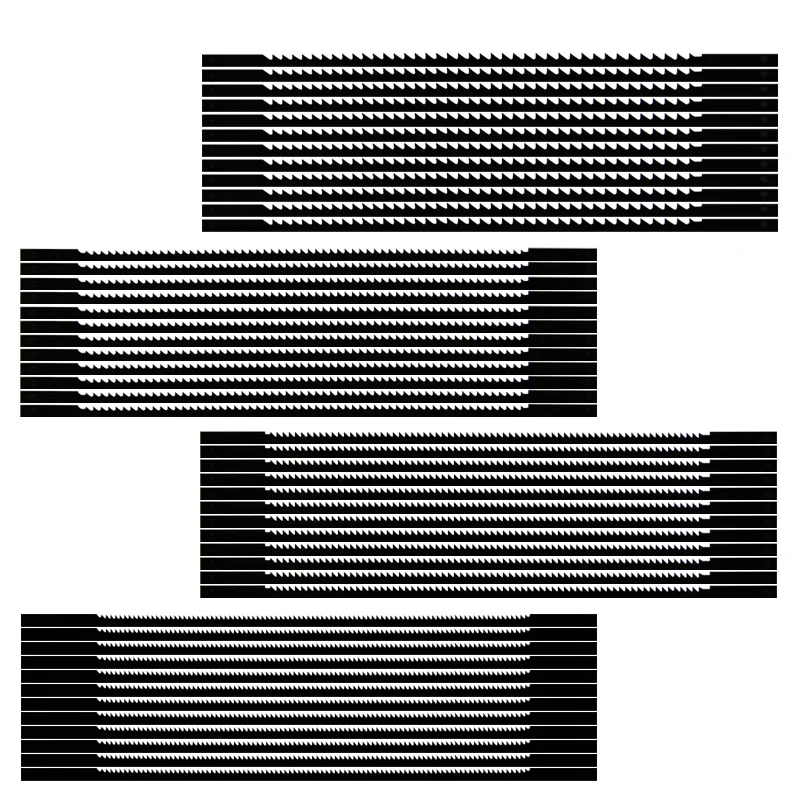 

FOXBC 125mm Pinned Scroll Saw Blades 10/15/18/24 TPI Power Tools Accessories for Woodworking 48pcs
