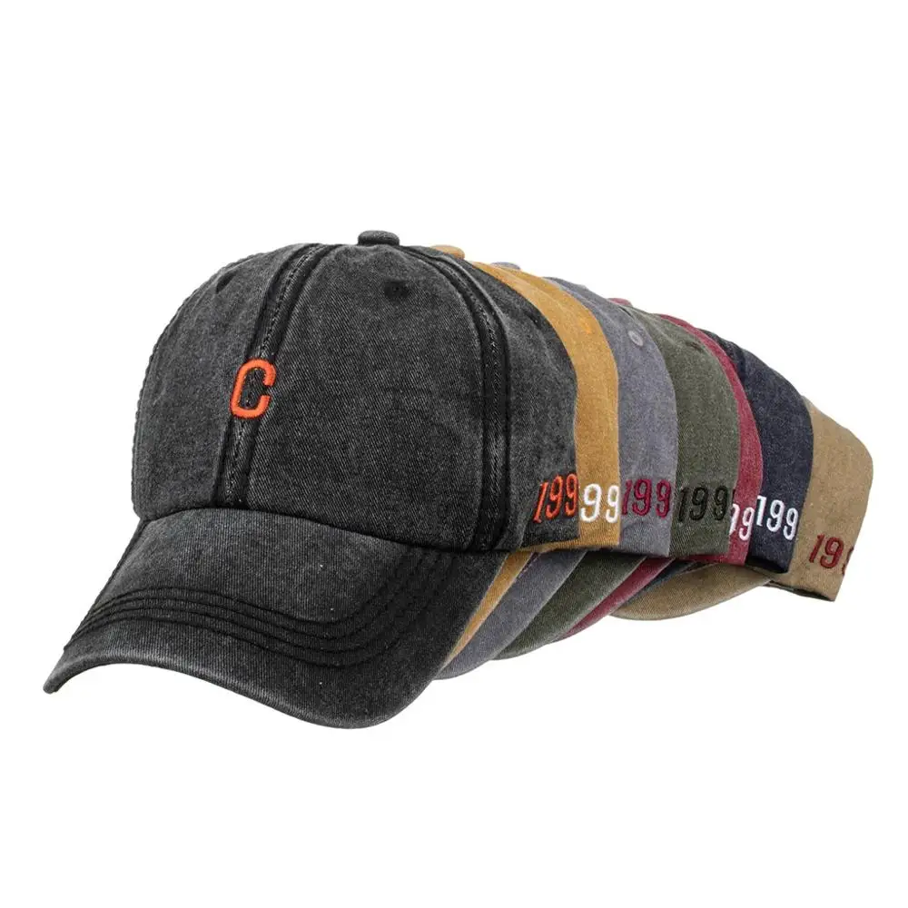 Унисекс мужская и женская одноцветная шляпа с буквенным принтом регулируемая