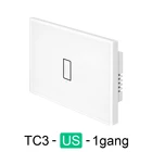 Broadlink TC3 123 Gang US WiFi переключатель настенная сенсорная панель переключатель света 433 МГц Беспроводное управление через Broadlink S3 для умного дома