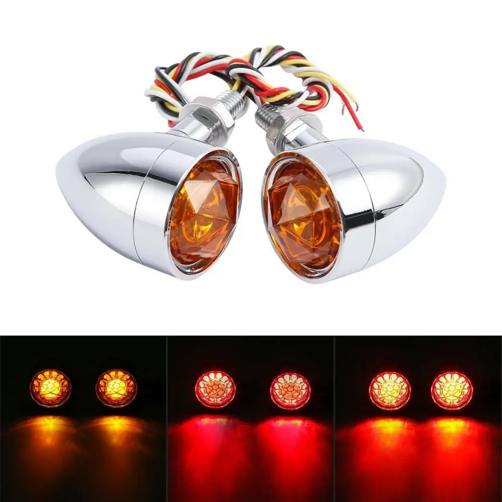 Индикаторы поворота мотоцикла оранжевая линза для мотоциклистов Harley |