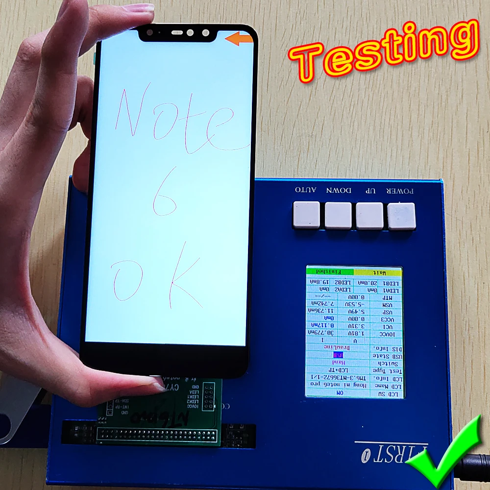 ЖК дисплей Fansu для Xiaomi Redmi NOTE 6 Pro дигитайзер сенсорного экрана в сборе 10 точек