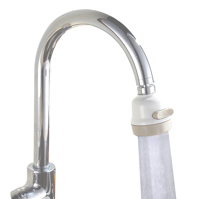 Белый аэратор для смесителя с 3 режимами гибкий водосберегающий