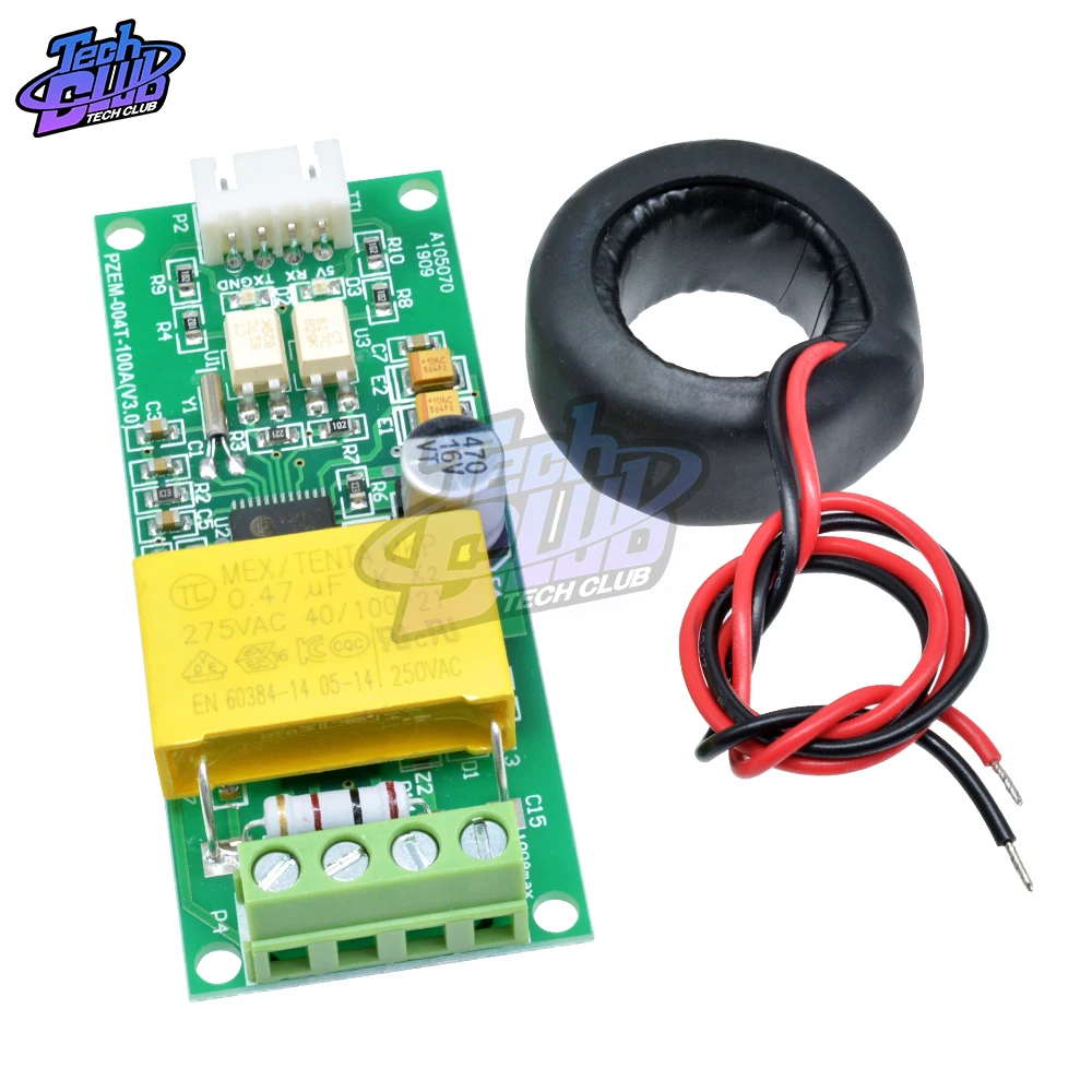 Цифровой многофункциональный измеритель переменного тока мощность 0 100 А ТТЛ