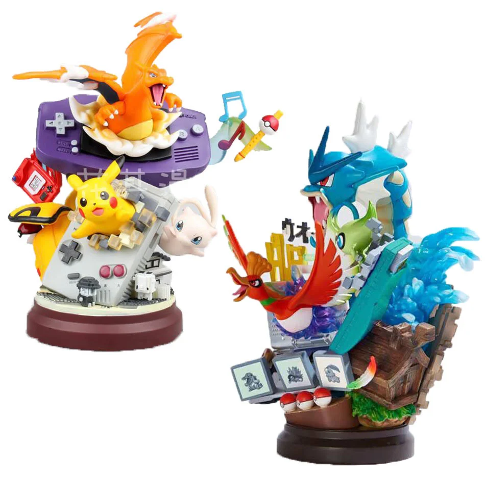 

Pokemon Anime Figures Charizard Gyarados Game Kids Toys PVC Action Figures Collections Ornaments Model Dolls Gifts For Children