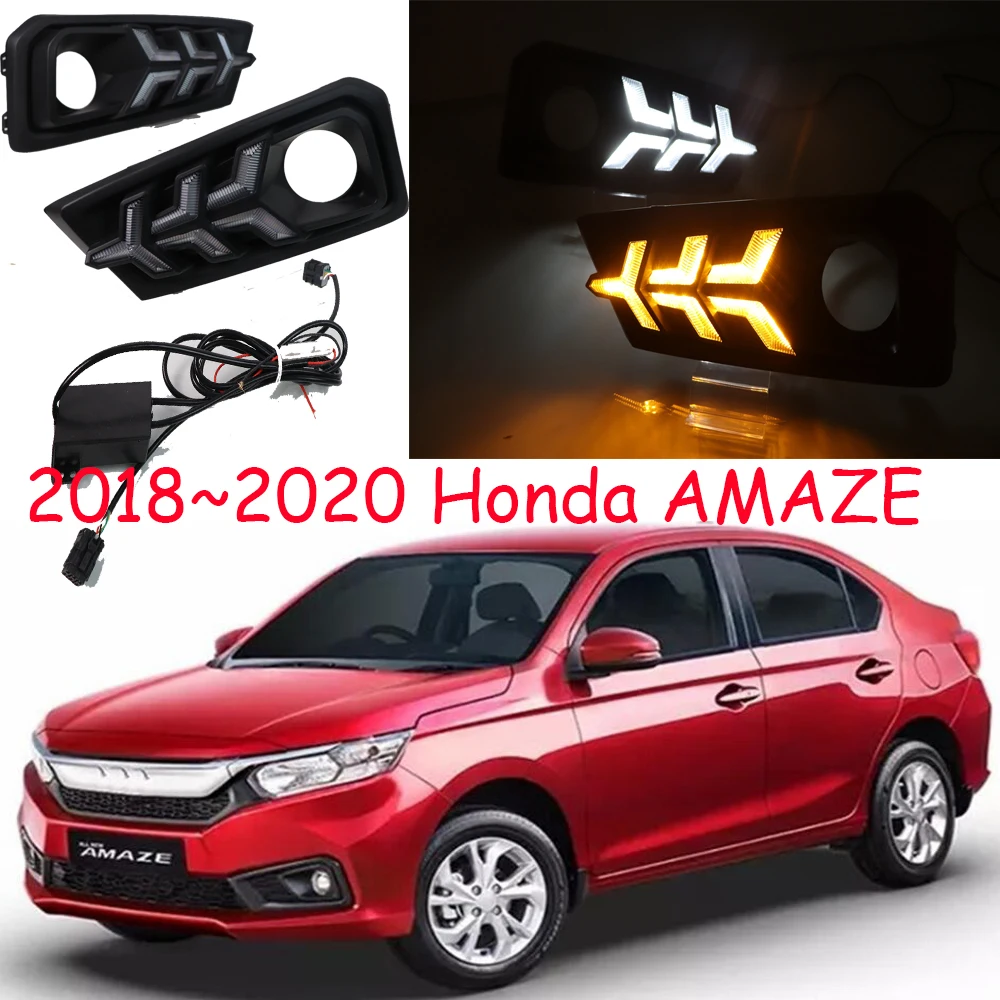 

2018~2020year for honda amaze daytime light car accessories LED DRL headlight for amaze fog light