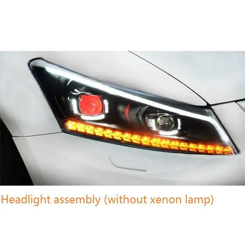 MODEL G Наружные Drl Luces Assessoires Neblineros Led Para Авто Cob дневные ходовые фары автомобильные фары в сборе 08 для Honda Accord - Цвет: MODEL G