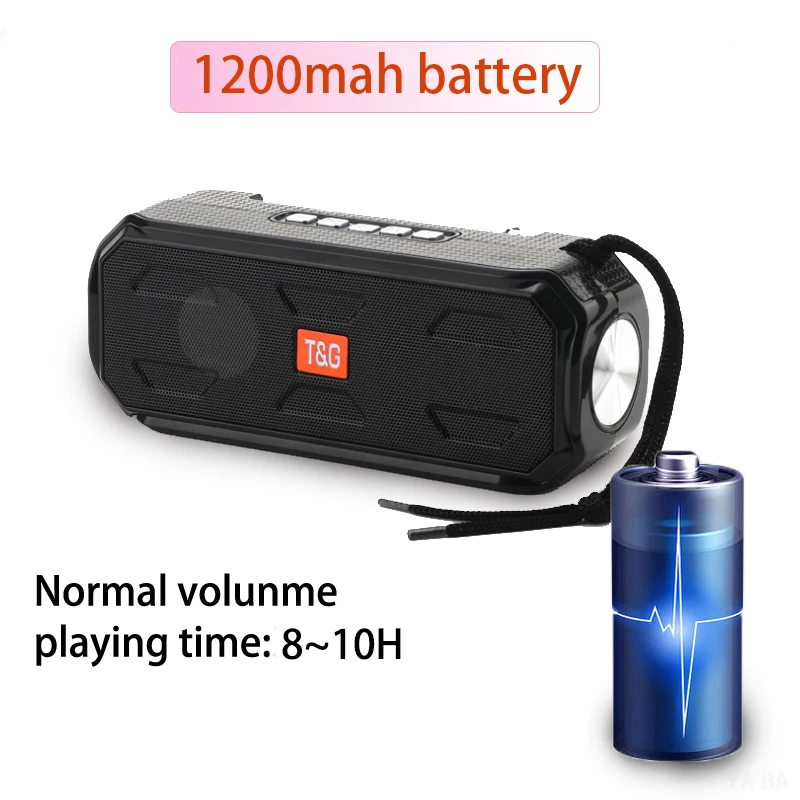 Портативная Bluetooth-колонка Беспроводная мини-колонка с солнечной зарядкой 10 Вт