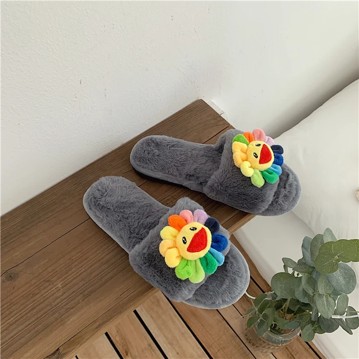 Женские тапочки в японском стиле милые домашние хлопковые с героями