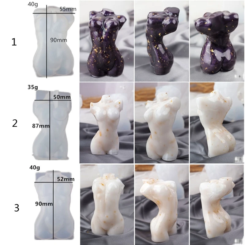 Модель подставка для тела украшения из смолы форма человеческого домашний декор