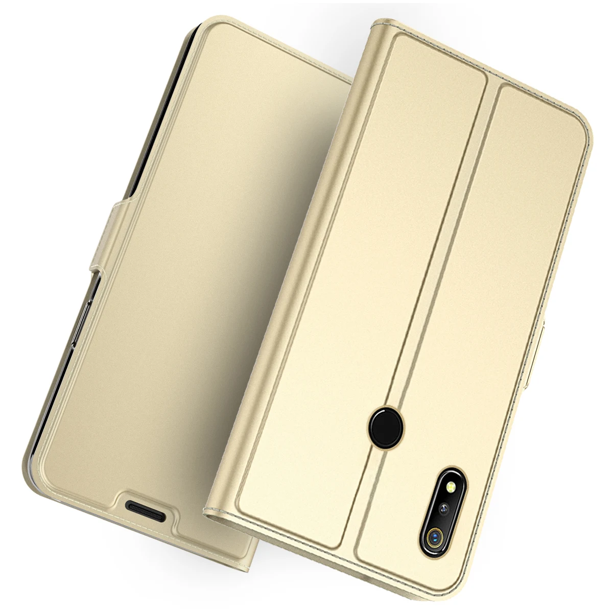 Для Oppo Realme 3 Pro чехол, кожаный бумажник, полная защита, противоударный откидной Чехол-подставка для OPPO Realme 5 Pro, чехол со слотом для карт, роскошный