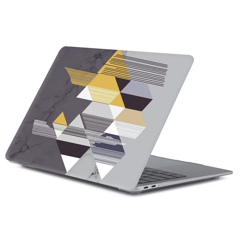 A1502 A1398 A1534 печатный лист Coque для Macbook Pro retina 12 13 15 Чехол Жесткий ПК funda Mac Book мраморный
