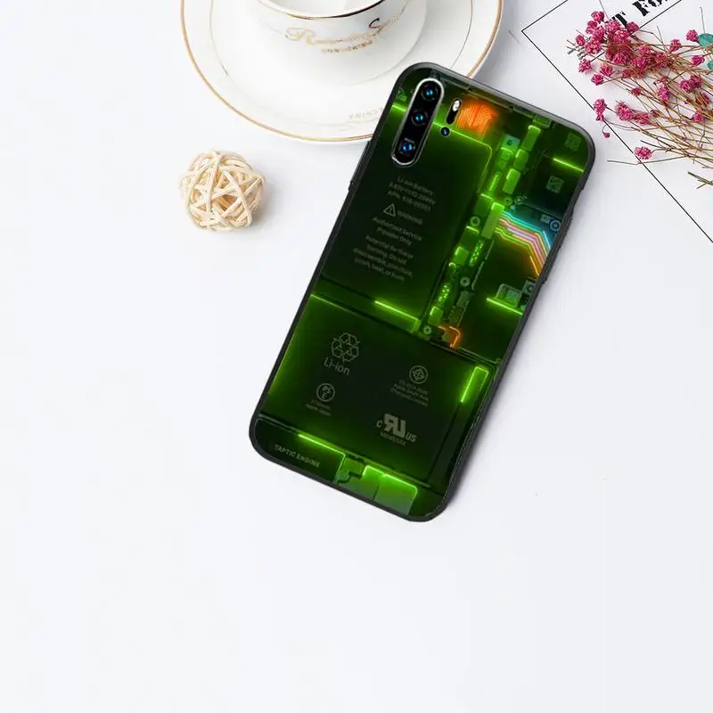 

Circuit board Phone Case case for huawei p20 p30 p40 pro mate 10 20 30 pro lite p smart y7 2019 plus nova 3I cases cover
