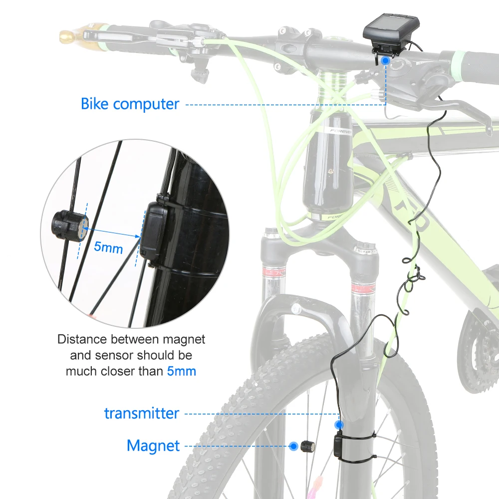 Велосипедный компьютер велосипедный спидометр одометр MTB дорожный секундомер