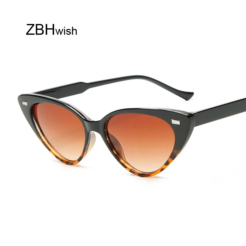 Женские солнцезащитные очки кошачий глаз брендовые дизайнерские в стиле ретро