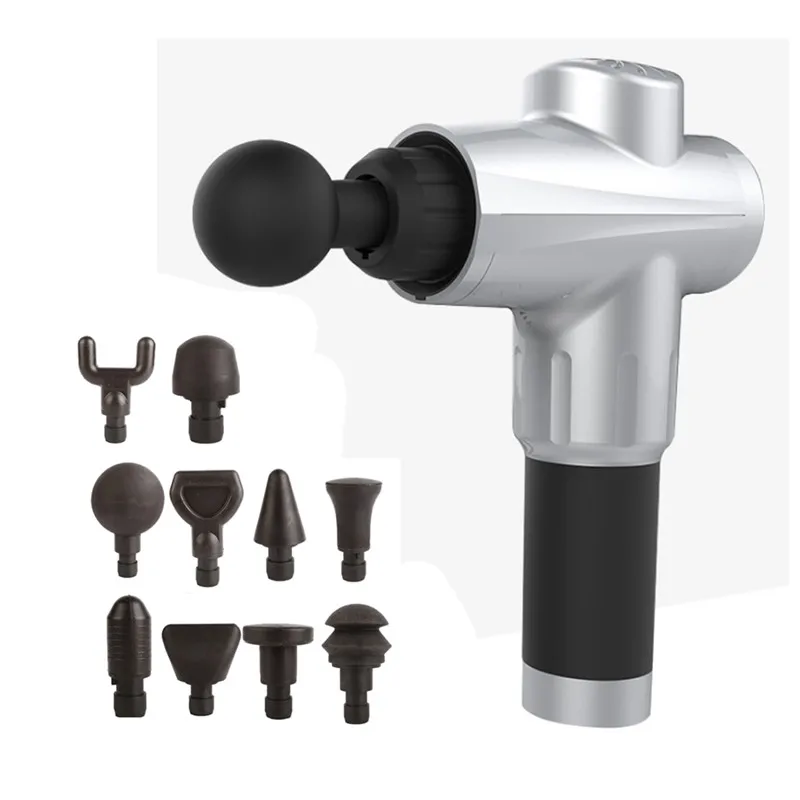 1/4/6/7 шт сменный перкуссионный глубокий массажный пистолет наконечники для