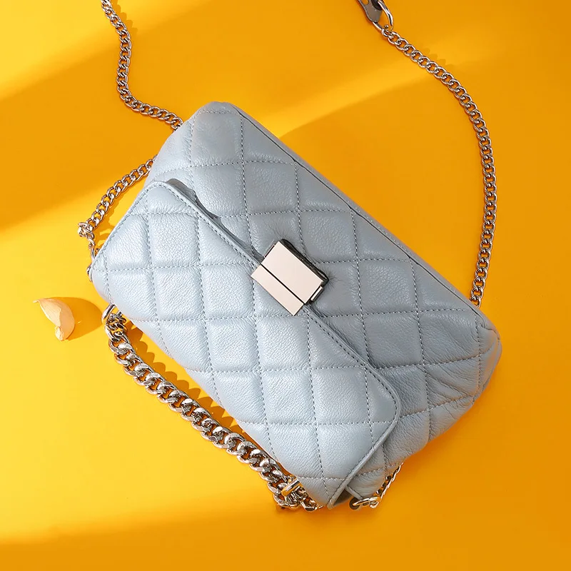 Сумка через плечо ALNEED Женская из натуральной кожи на цепочке 2019 | Багаж и сумки